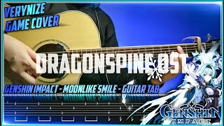 Genshin impact - Dragonspine Ost - Moonlike smile - FINGERSTYLE GUITAR TAB