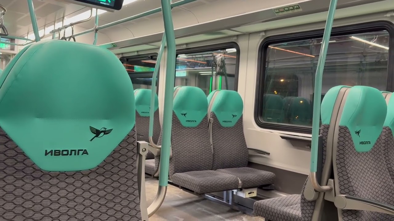 Линия D4. Аминьевская - Москва (Белорусский вокзал) на ЭГЭ2Тв-062 «Иволга-4.0». 23 января 2026г.