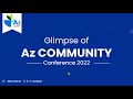 Glimpse of AzConf2022 | Az Community Conference 2022 | AzConf | AzConfDev | AzConf2023