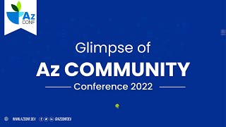 Glimpse of AzConf2022 | Az Community Conference 2022 | AzConf | AzConfDev | AzConf2023