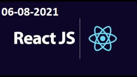 REACT JS ON ZOOM ON 06-08-2021