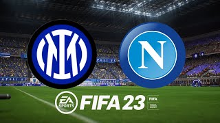 Inter de Milão x Napoli - FIFA 23 #serieatim