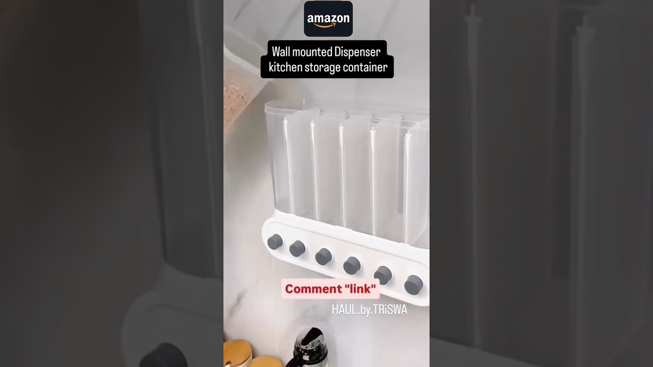 Wall Mounted Food Dispenser Kitchen MustHave Organizer  