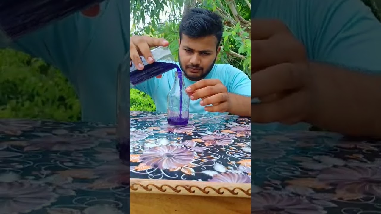 Lemon+ujala+water experiment||science experiment 