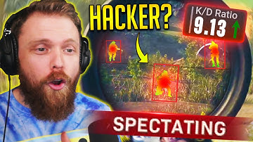 I Spectated the GREATEST 1v1 with a Hacker in Warzone...
