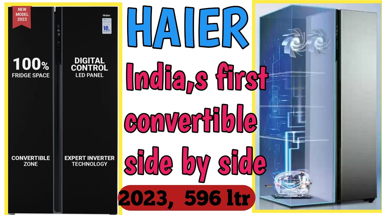 Haier 630 ltr side by side refrigerators 2023 model Review/ side by
