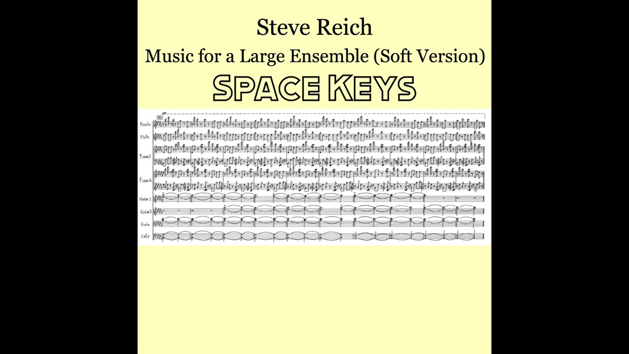 Steve Reich - Music for a Large Ensemble (Soft Version)