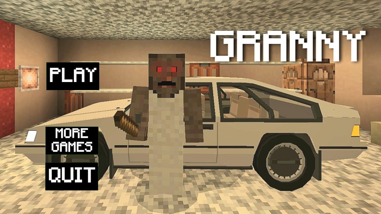 Granny 1.8: Granny Car Escape Minecraft Gameplay