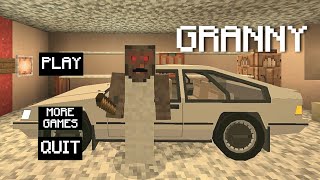 Granny 1.8: Granny Car Escape Minecraft Gameplay