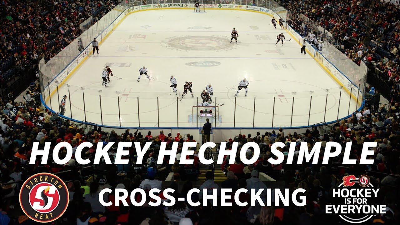 Hockey Hecho Simple Cross Checking YouTube