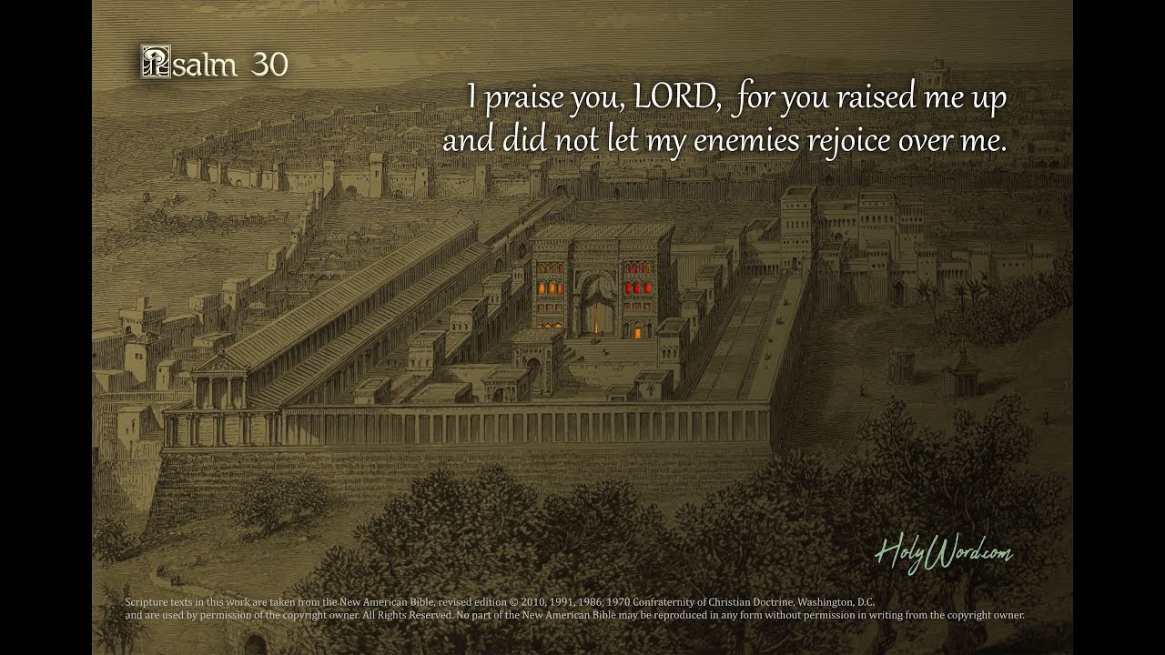 Psalm 30 I Will Praise You Lord Holyword Com