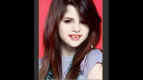 GIMP tutorial: How to make someone look like a Vampire Part 3