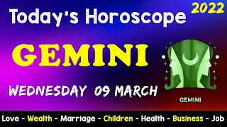 Aj Ka Din Kaisa Rahe Ga Gemini Daily Horoscope Horoscope Today Aj Ka Din 09 March 2022