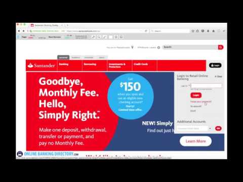 Santander Bank Online Banking Login Instructions