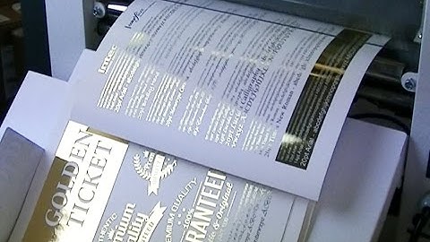 ColorFlare: Metallic & holographic foiling with lamination