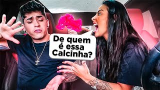 TROLLEI MINHA NAMORADA COM CALCINHA NO CARRO!! *