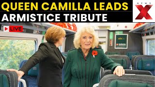 Queen Camilla Armistice Day service LIVE: National Armistice Day Tribute at London Station