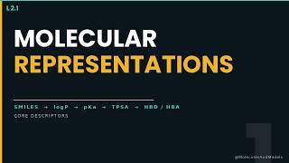Lecture 2.1 Molecular Representations & Core Descriptors