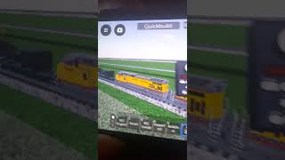 Ro-Scale Sandbox | Union Pacifc Locomotives Pulling Tri-Rail Commuter Train