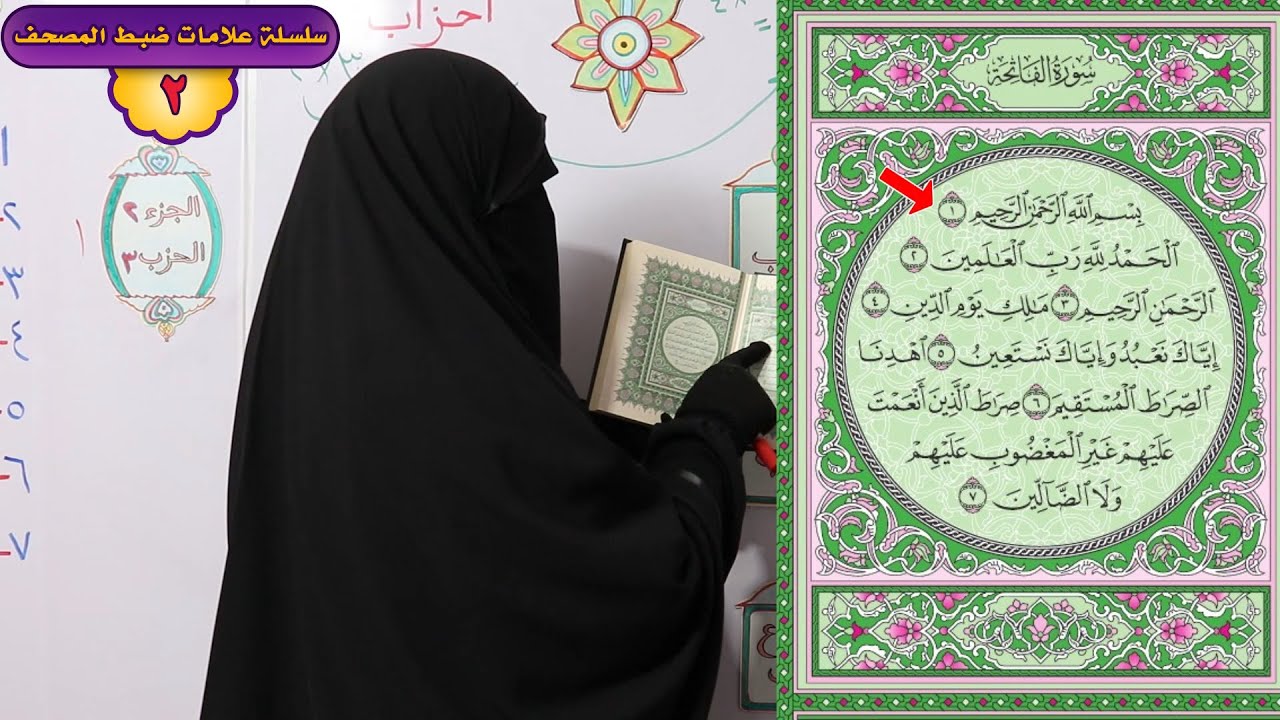 2) علامات ضبط المصحف / ما المقصود 