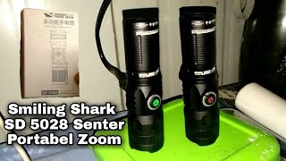 Senter Smiling Shark Mini SD 5028 Portabel terang bersi harga 200 san