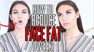 10 Ways To Reduce FACE FAT INSTANTLY 10 Ways To Reduce FACE FAT INSTANTLY
