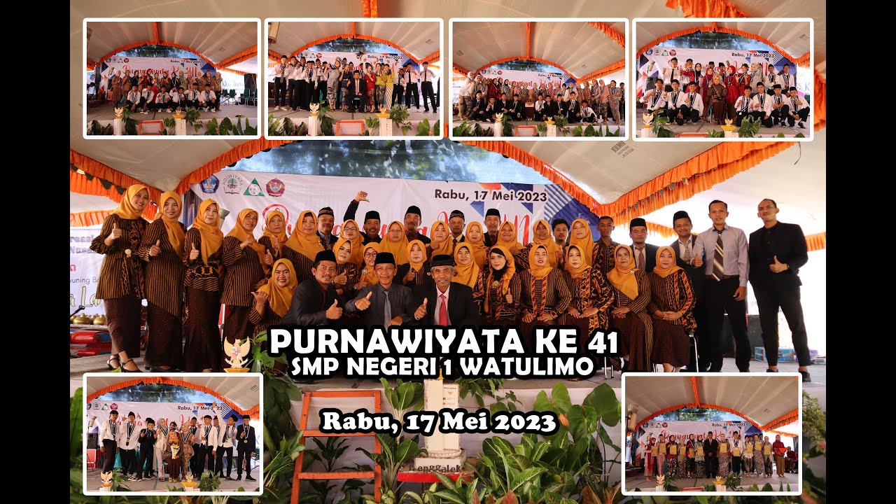 PURNAWIYATA KE 41 TAHUN 2023 SMP NEGERI 1 WATULIMO