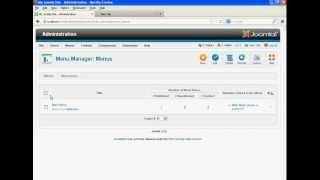 Creating Menu Part1 - Joomla Tutorial - Part 5