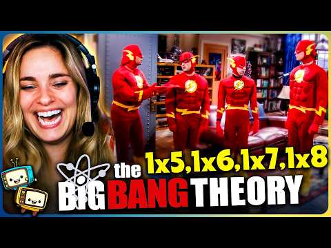 THE BIG BANG THEORY (2007) Season 1 Epsiodes 1x5, 1x6, 1x7, & 1x8 Reaction! | First Time Watch!