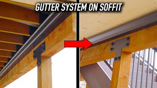 The Final Look Of A Waterproof Deck With Soffiting Dr Decks