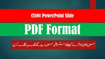 CS101 Powerpoint slide in Pdf. CS101 midterm quiz||Cs101 short notes||cs101 midterm preparation 2022