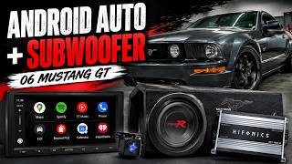 We Installed Android Auto + a Sub in My 06 Mustang… EVERYTHING Went Wrong 😅