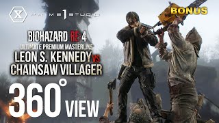 Leon S. Kennedy versus Chainsaw | 360° VIEW | Prime 1 Studio - YouTube