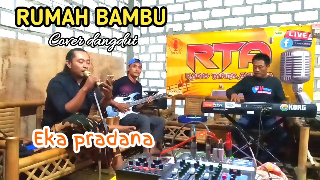 Rumah bambu ||Voc.Eka pradana|| Cover dangdut~Angga Saxena