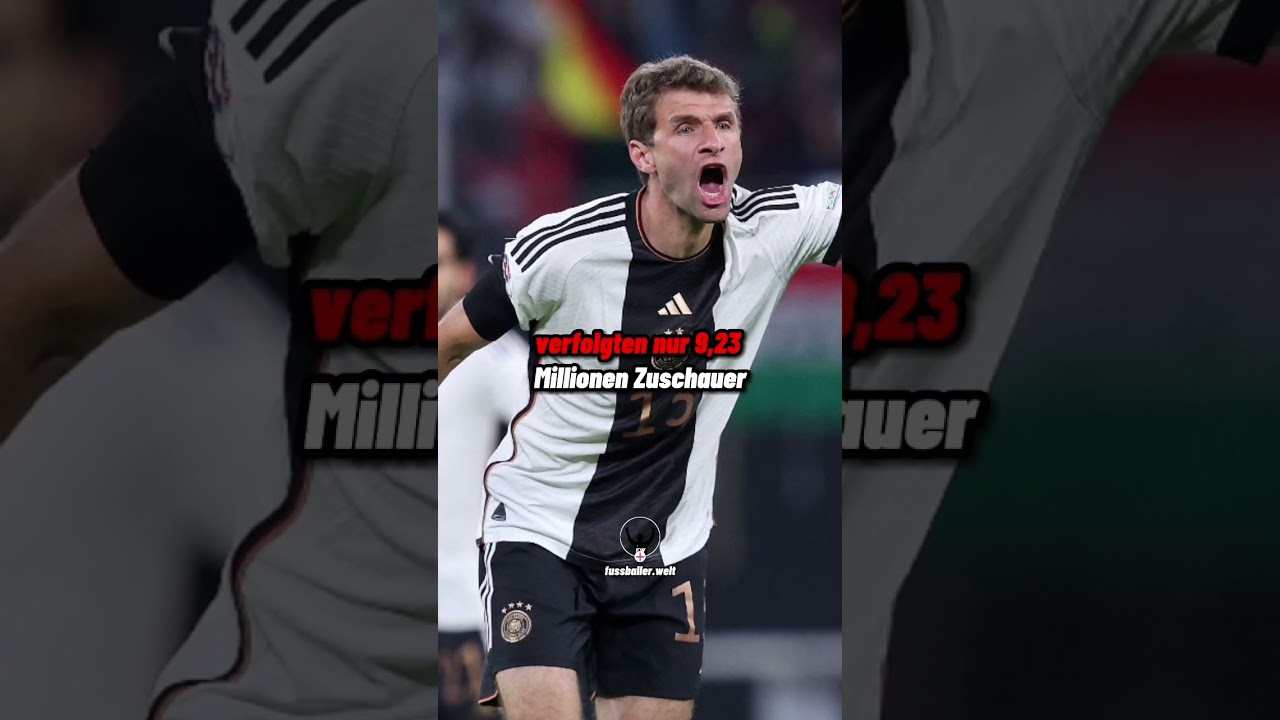 Deutschland-Pleite wird auch zum TV-Quoten Desaster 😳🇩🇪