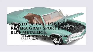 Diecast 1/26 1965 Buick Riviera Quanties are Limited Buy Now!