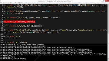 Melodic improv in FoxDot