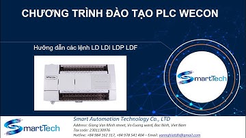 PLC Wecon trainingLX3V Hưỡng dẫn sử các tập lệnh LD LDI LDP LDF OUT part #5