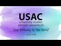 Usac study abroad application process