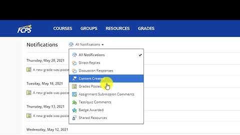 Schoology Notifications - Student View