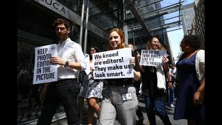NY Times Employees On 24-Hour Strike