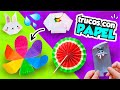 🔴 EN VIVO ~ Hice TRUCOS y ACTIVIDADES con PAPEL de PINTEREST - ¿Funcionan? ⭐ #CuarentenaConPau