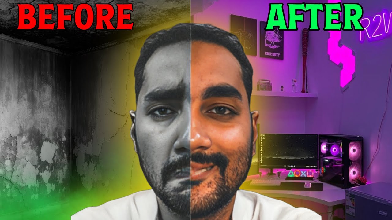 Middle Class Gaming Room 🔥 Before & After Transformation!