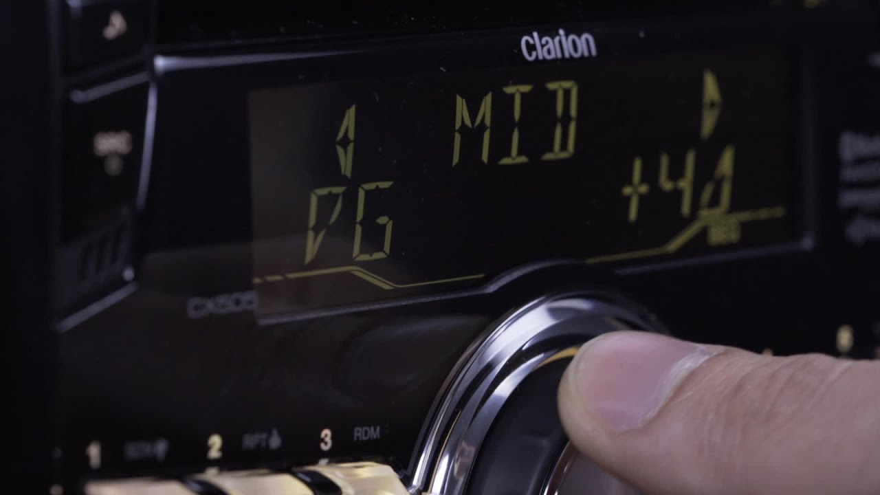 Clarion CX505 CD receiver | Crutchfield video