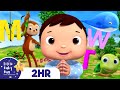 Learn ABC and Animals Song! + 2 HOURS of Nursery Rhymes and Kids Songs | Little Baby Bum