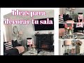 IDEAS PARA DECORAR UNA SALA PEQUEÑA /ELEGANTE 2019