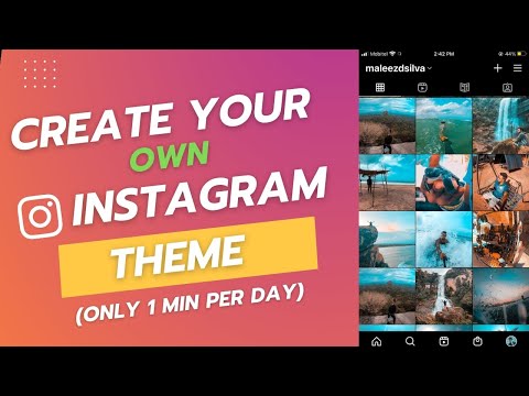 Easy hack to Create your own Instagram Theme - Maleesh Randunu