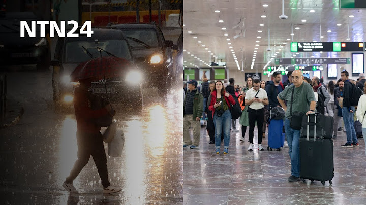 Fuertes lluvias inundan el aeropuerto de Barcelona y provocan cancelación de vuelos y trenes