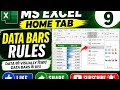 Excel me home Tab ka Data bars open ka Full video.