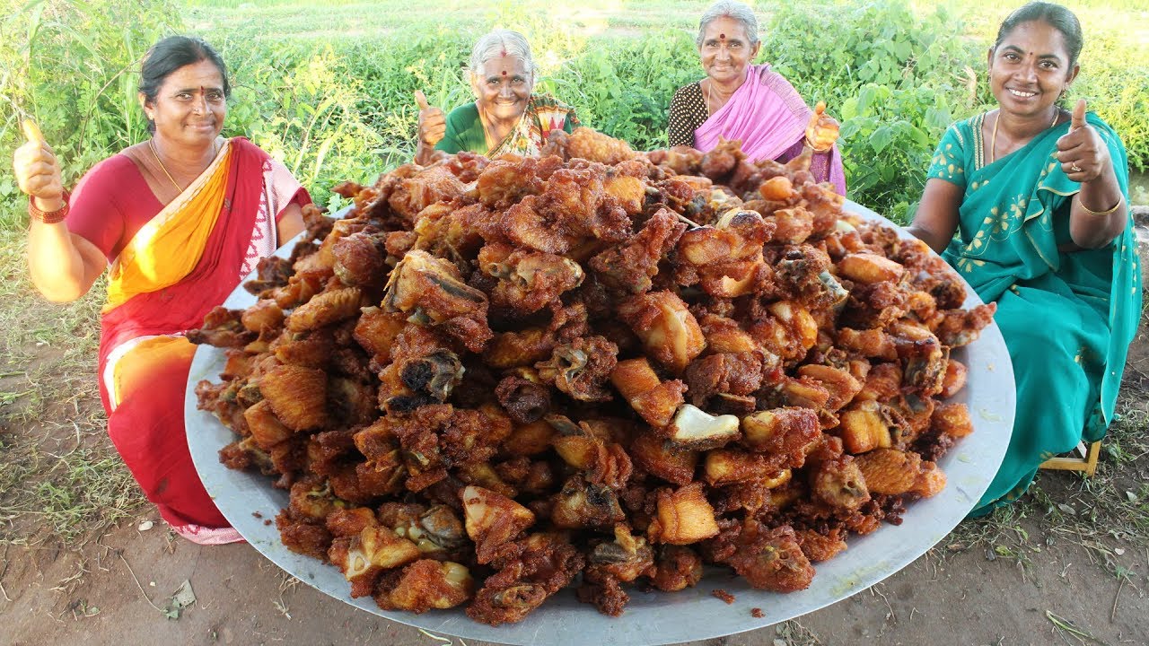 How To Make Spicy Chicken Fry || Simple Chicken Fry Recipe || Myna Street Food